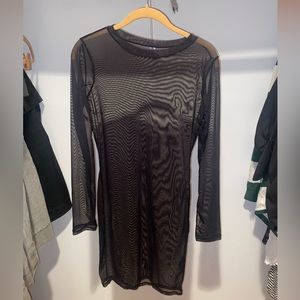 Mesh dress/cover up fits S/M